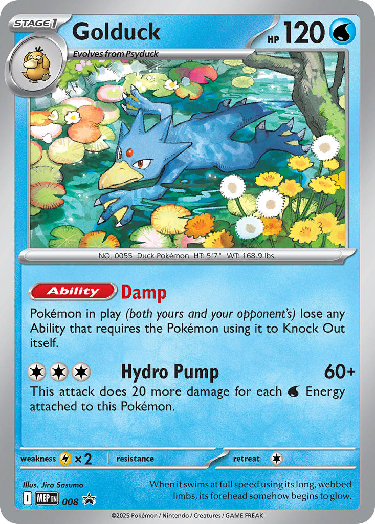 Golduck - 008 (MEP) Promo