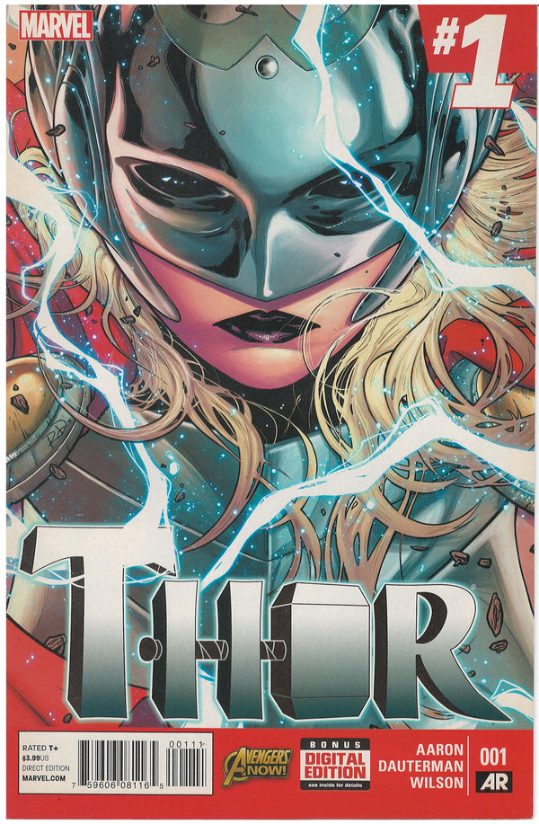 Thor (2014 Series) #1 (9.2) 1st Cover Jane Foster as Thor