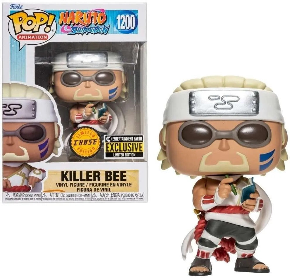 POP Figure: Naruto Shippuden #1200 - Killer Bee (EE) (Chase) (Damaged Box)