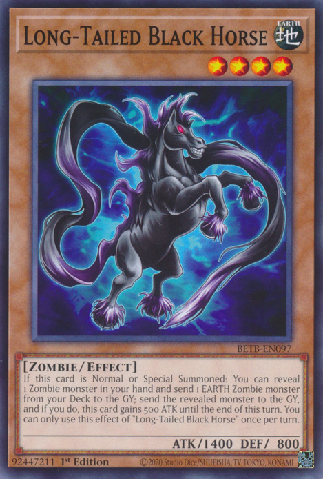 Long-Tailed Black Horse (BETB-EN097)