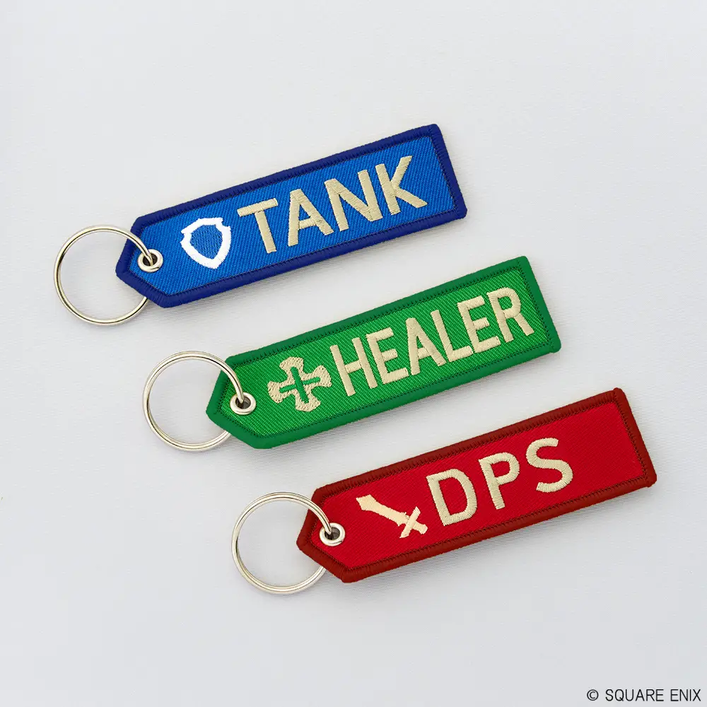 Final Fantasy XIV: Flight Tag Keychain Set - Role Icon
