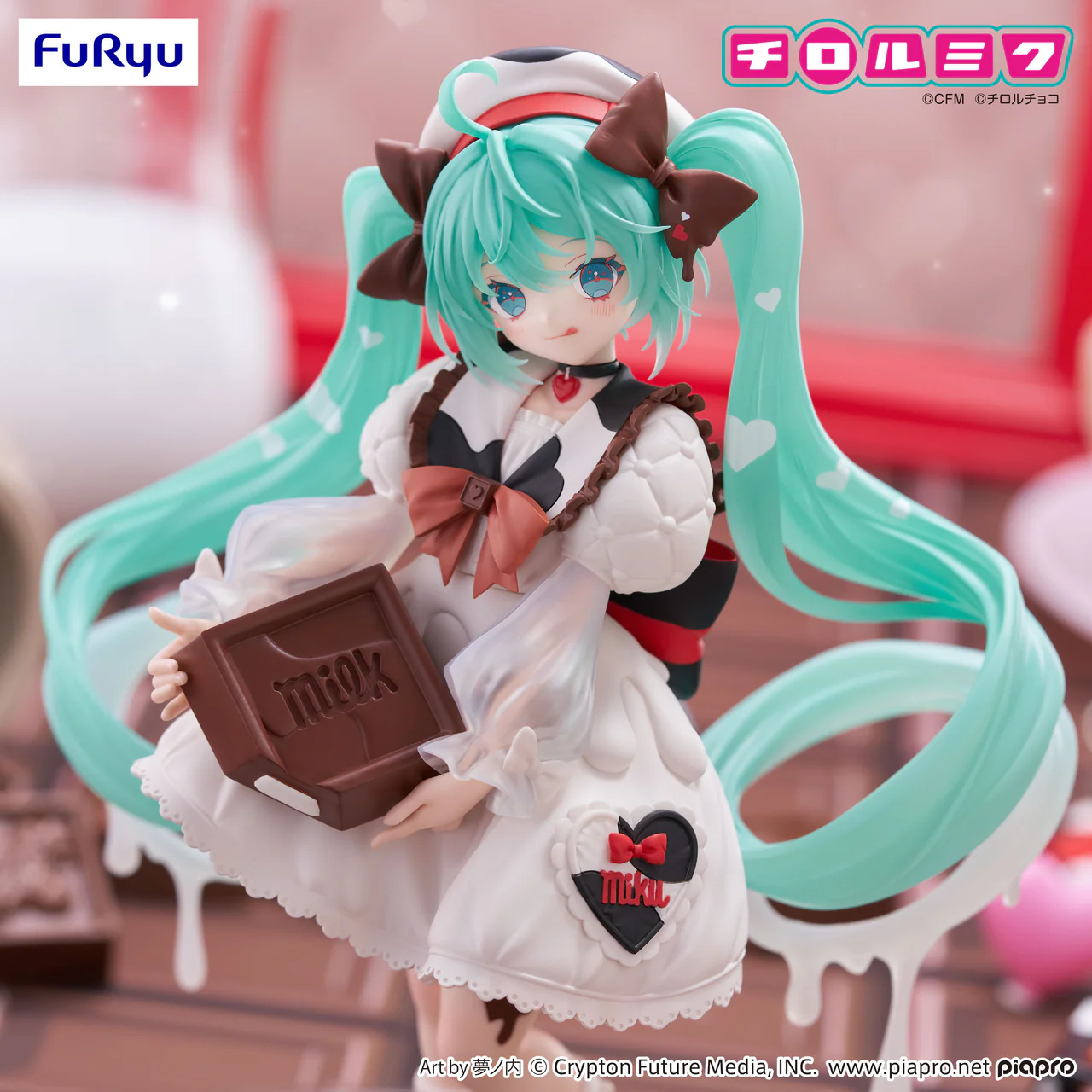Hatsune Miku×TIROL CHOCO Milk Ver. Trio-Try-iT Figure