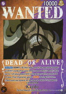 Kaido (Wanted Poster) - Pillars of Strength (ST04-003)