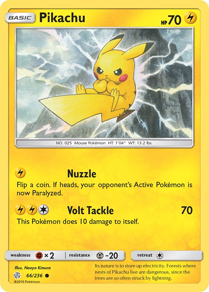 Pikachu - 066/236 (CEC) Common - Near Mint