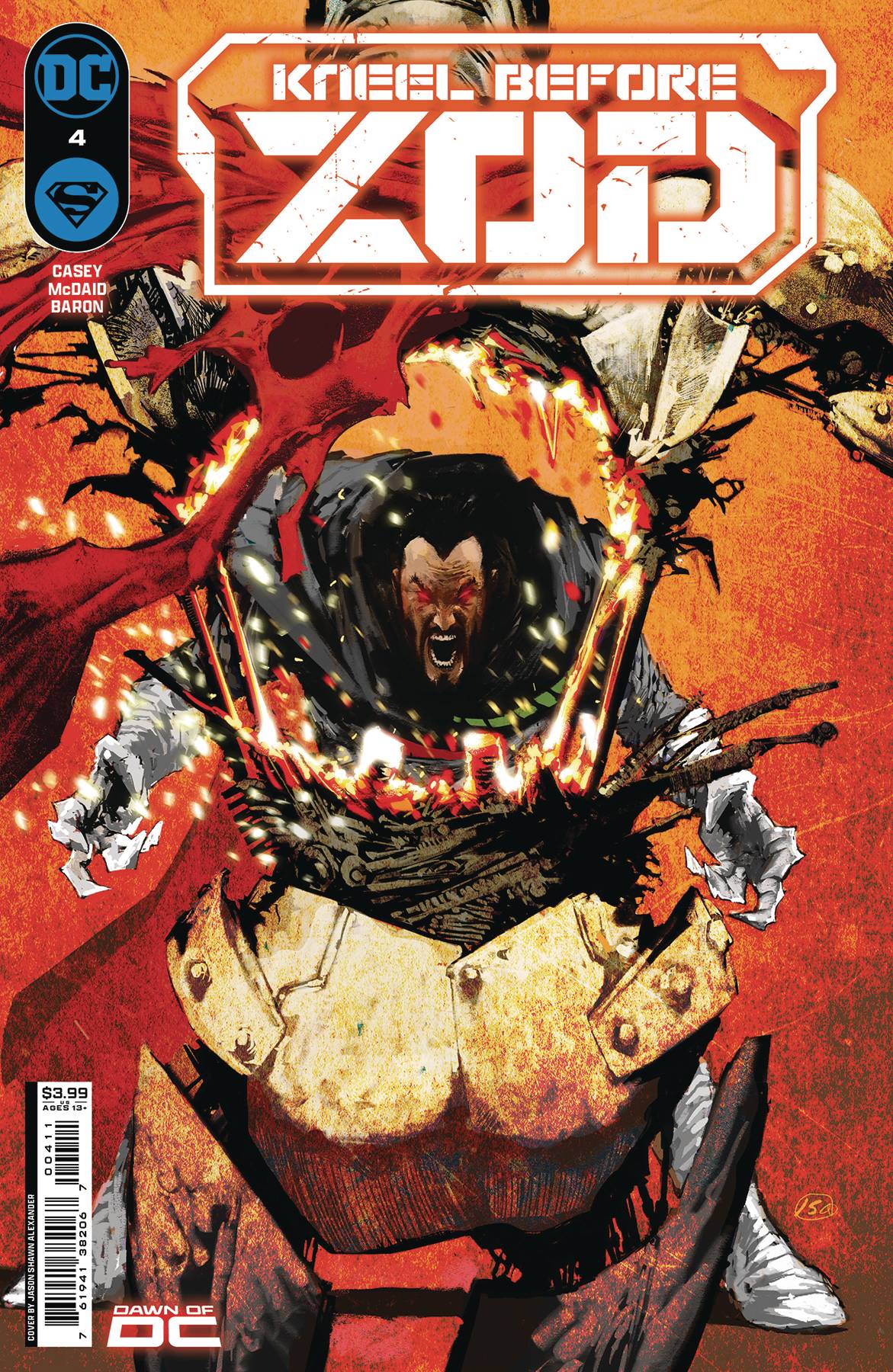 KNEEL BEFORE ZOD #4 (OF 12) CVR A JASON SHAWN ALEXANDER