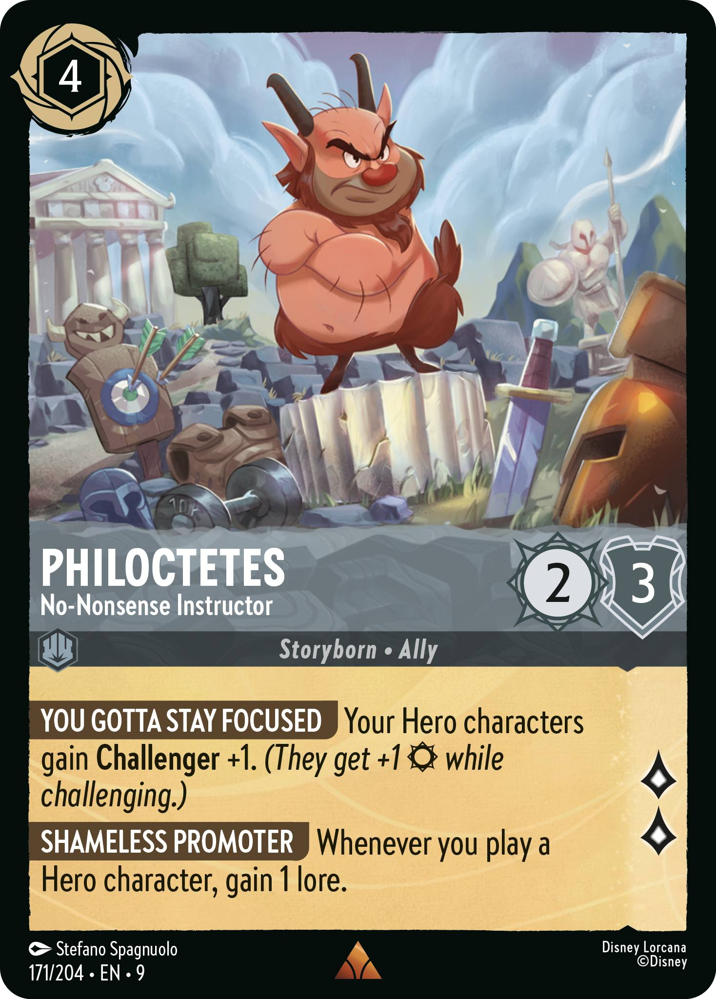 Philoctetes - No-Nonsense Instructor (Fabled - 171/204) Rare