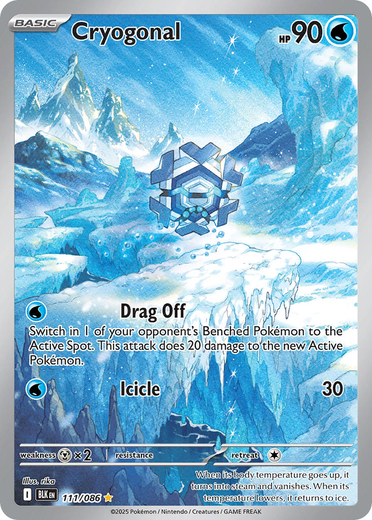 Cryogonal - 111/086 (BLK) Illustration Rare