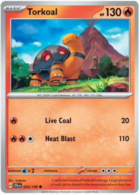 Torkoal - 025/159 (JTG) Common