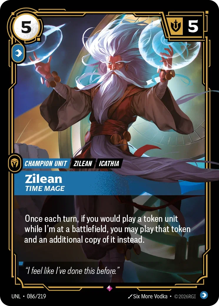 Zilean - Time Mage - 086/219 (UNL) Rare