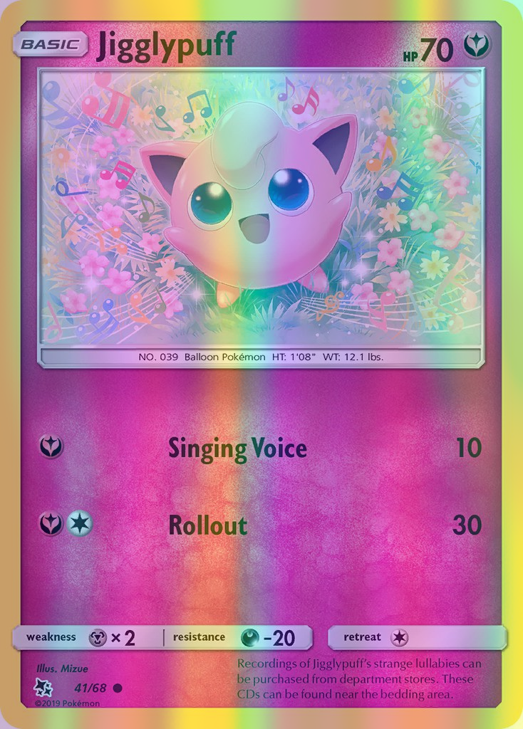 Jigglypuff - 41/68 (HIF) Common - Near Mint Reverse Holofoil