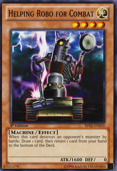 Helping Robo For Combat (BP02-EN019) Common - Near Mint 1st Edition