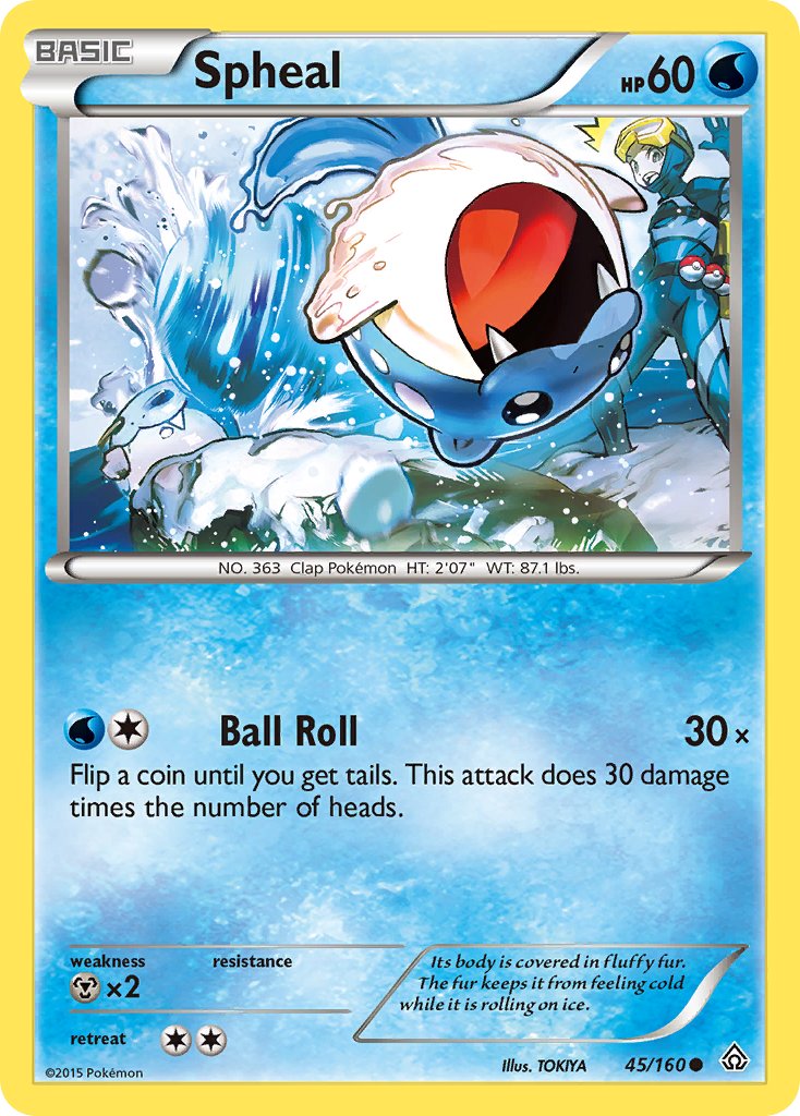 Spheal - 045/160 (PRC) Common - Near Mint