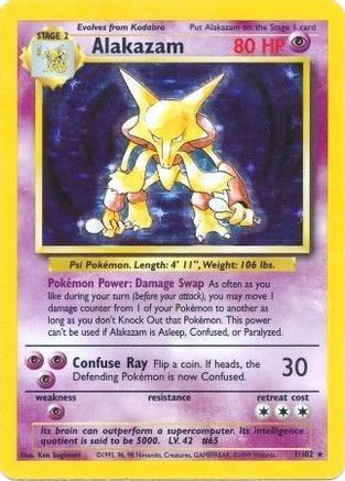 Alakazam - 001/102 (BS)