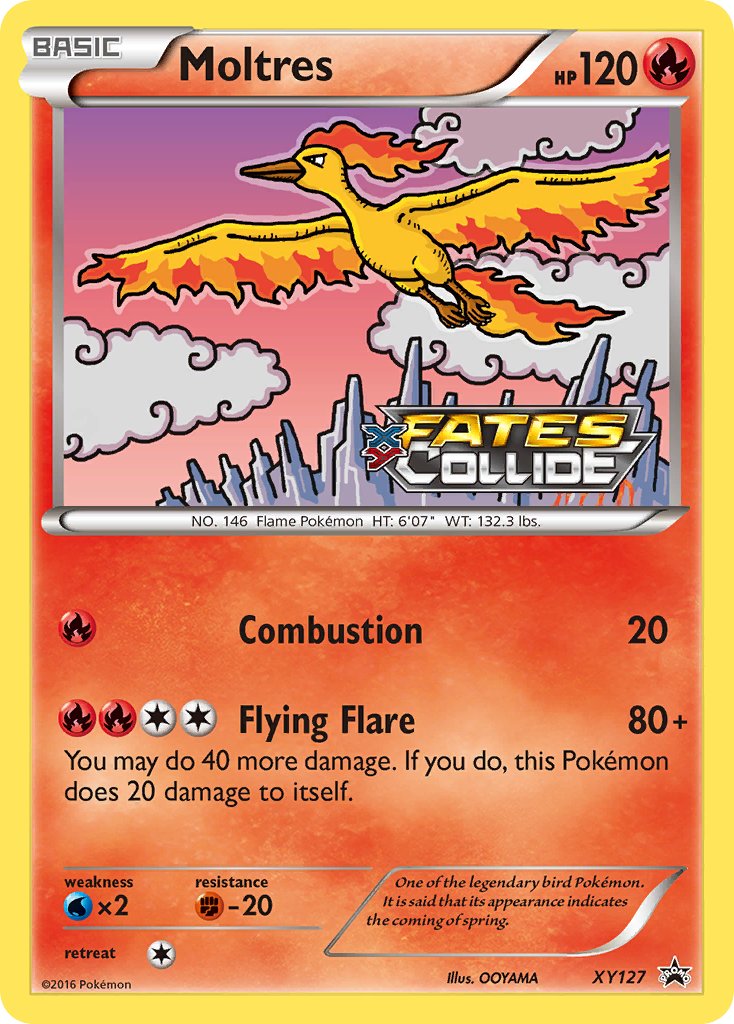 Moltres (Prerelease) - XY127 (XY:PR) Promo - Near Mint Holofoil