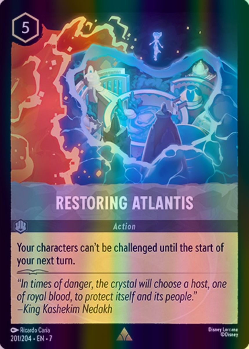 Restoring Atlantis (Archazia's Island - 201/204) Rare