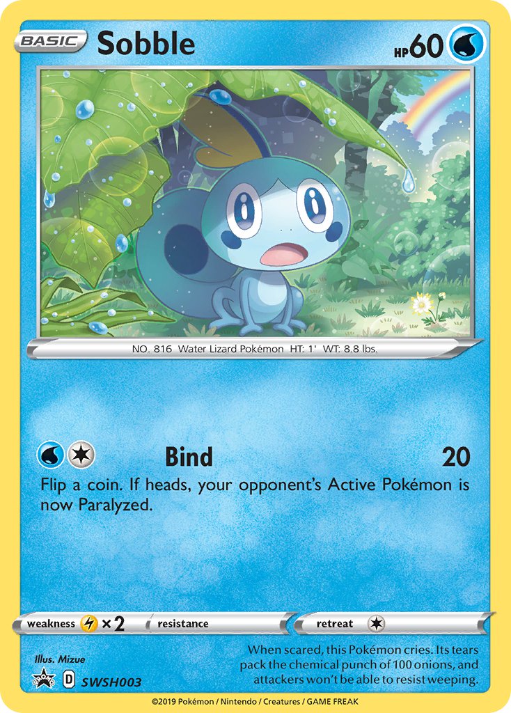 Sobble - SWSH003 (SWSH:PR) Promo - Near Mint Holofoil