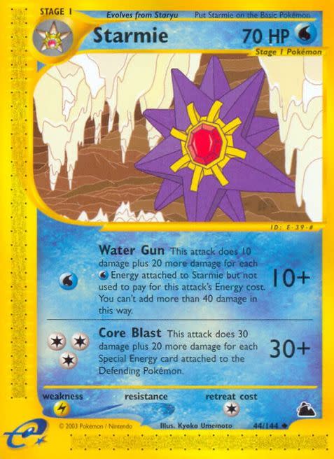 Starmie - 044/144 (SK) Uncommon - Near Mint
