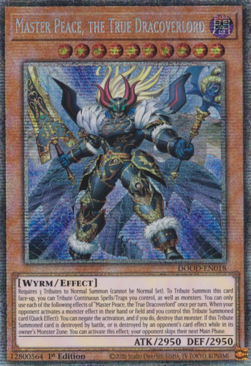 Master Peace, the True Dracoverlord (DOOD-EN018)