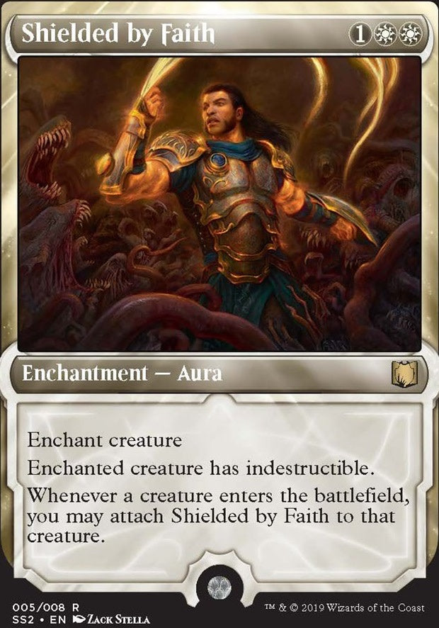 Shielded by Faith (SS2-R) Moderate Play