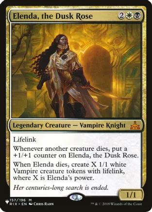 Elenda, the Dusk Rose (RIX-M-LIST)