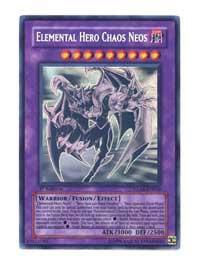 Elemental Hero Chaos Neos (GLAS-EN036) Ghost Rare 1st Edition Moderate Play