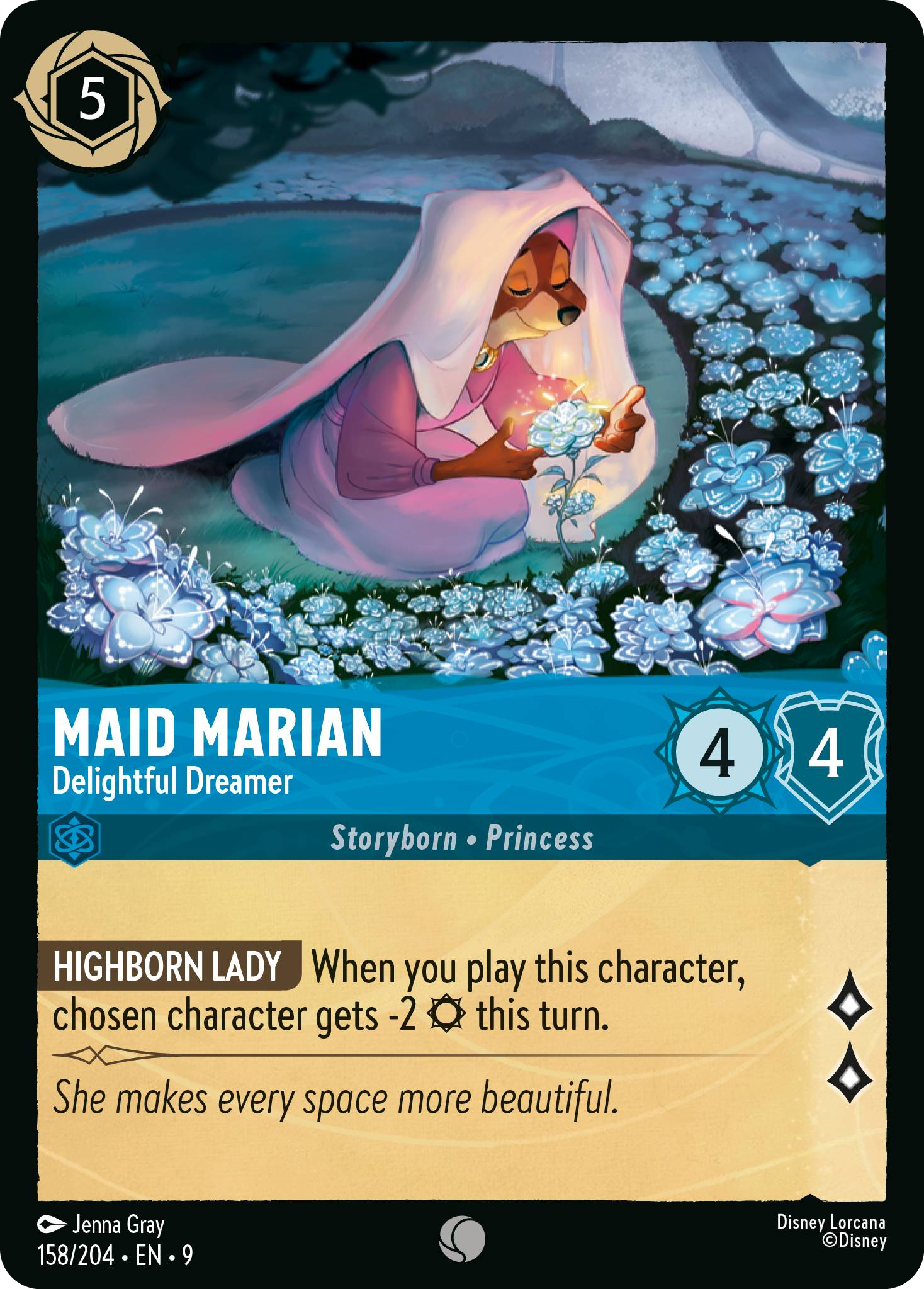 Maid Marian - Delightful Dreamer (Fabled - 158/204) Common