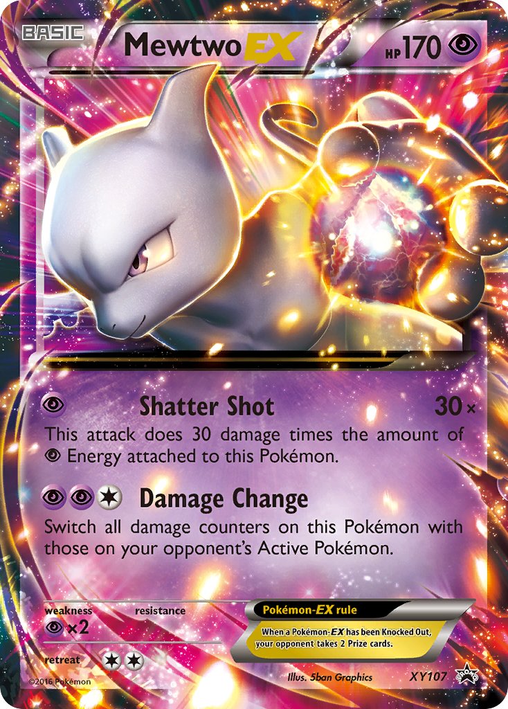 Mewtwo EX - XY107 (XY:PR) Promo - Near Mint Holofoil