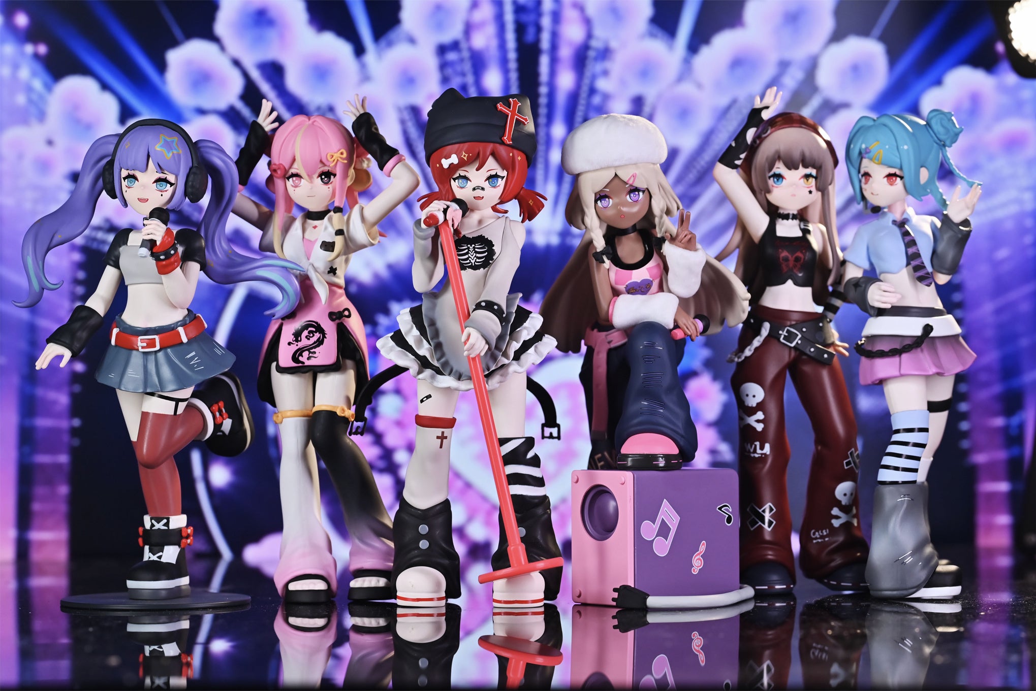 Haee girls Song Performance Series Trading Figures