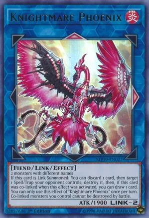 Knightmare Phoenix (MP19-EN027) Ultra Rare - Near Mint 1st Edition