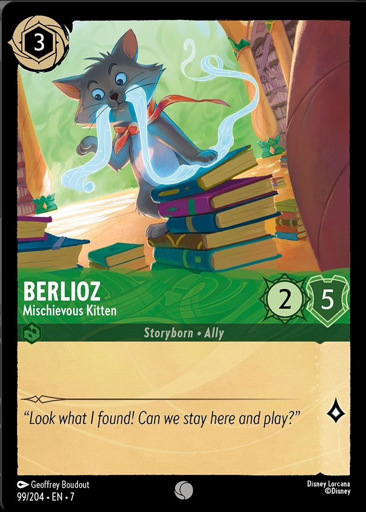 Berlioz - Mischievous Kitten (Archazia's Island - 099/204) Common