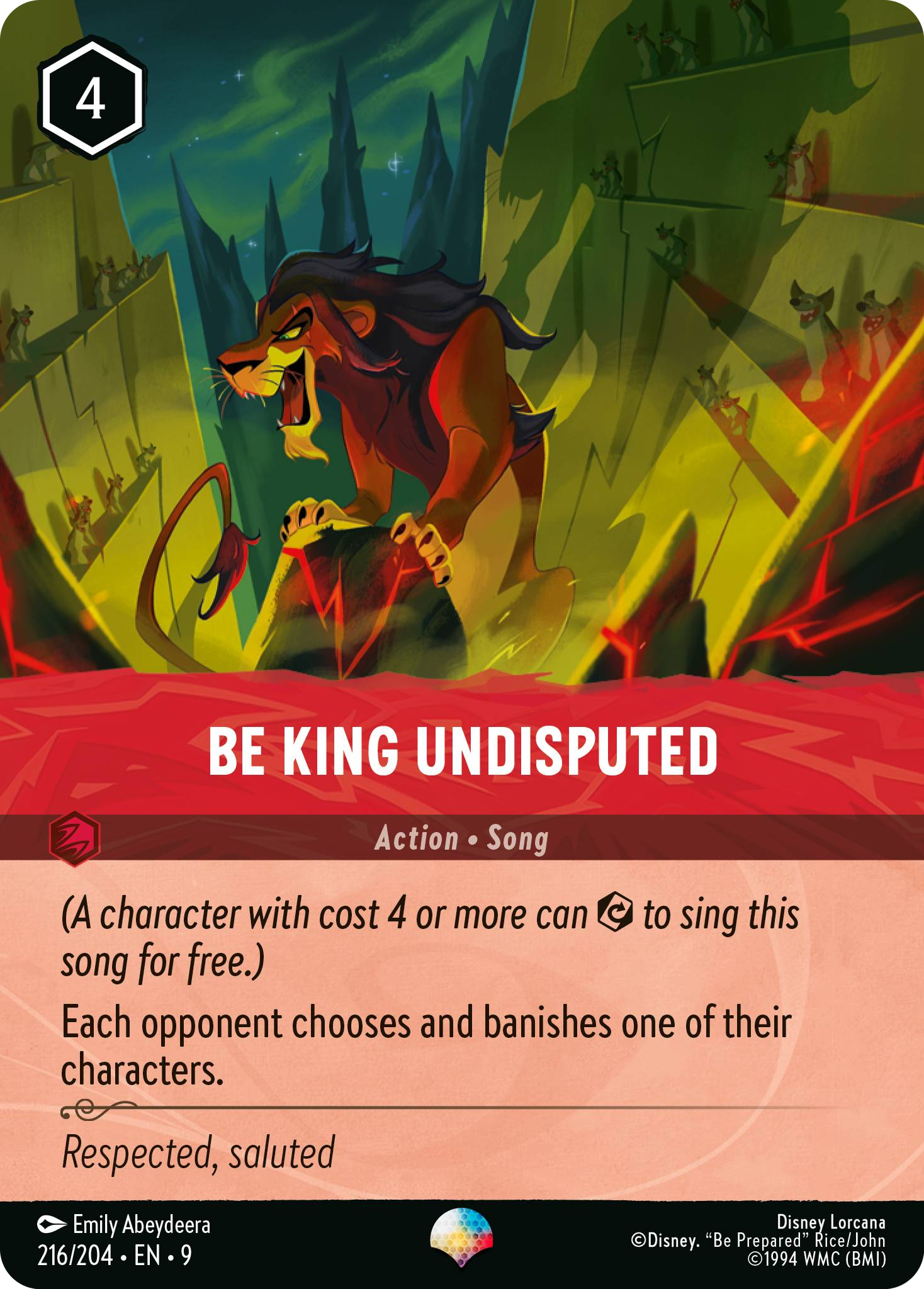 Be King Undisputed (Fabled - 216/204) Epic