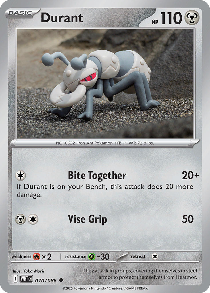 Durant (Poke Ball Pattern) - 070/086 (WHT) Uncommon