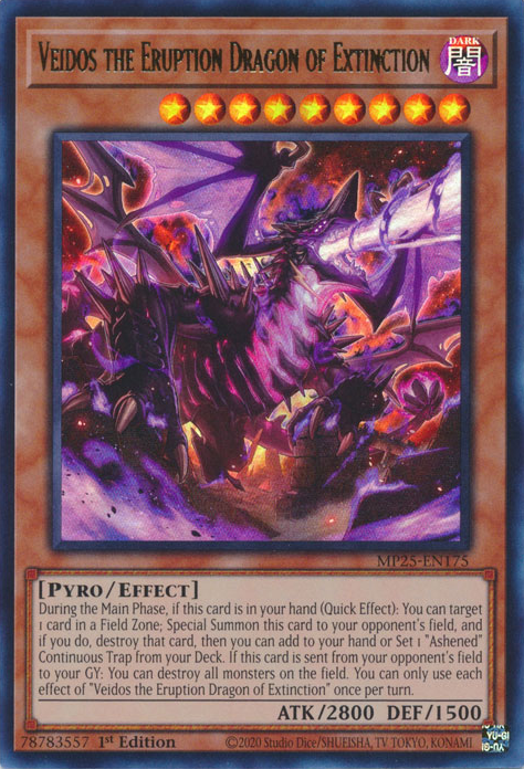 Veidos the Eruption Dragon of Extinction (MP25-EN175)