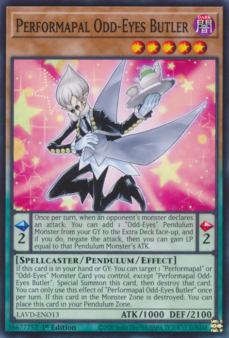 Performapal Odd-Eyes Butler (LAVD-ENO13)