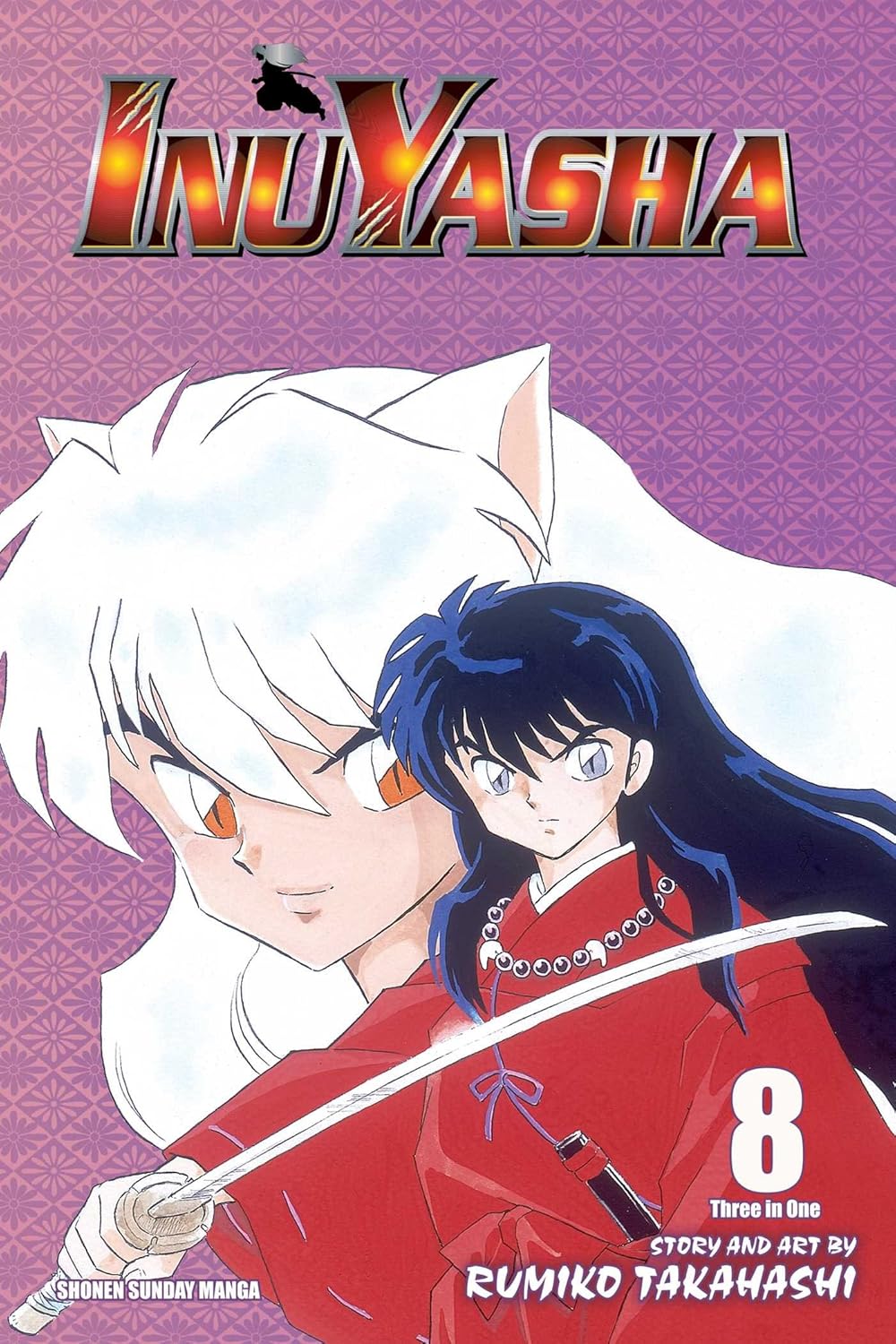 Inuyasha 3-in-1 Volume 8 (USED)