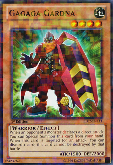 Gagaga Gardna (Mosaic Rare) (BP02-EN111) Mosaic Rare - Near Mint 1st Edition