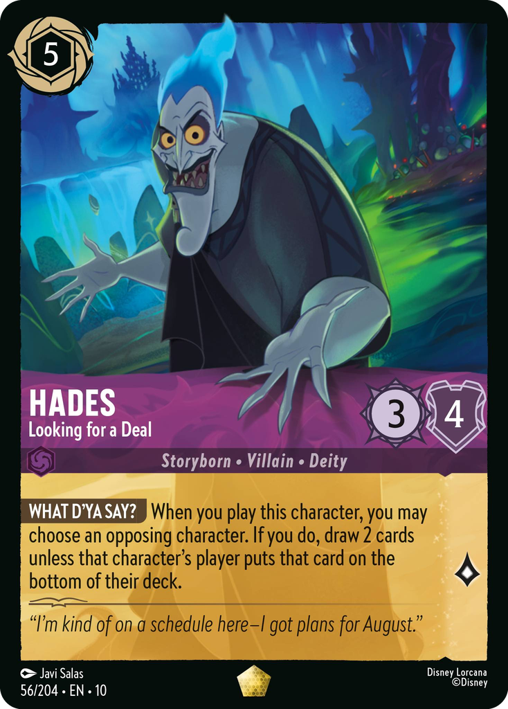 Hades - Looking for a Deal (056/204 - Whispers in the Well) Legendary