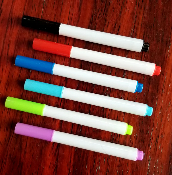 InfiniTokens Mini Dry Erase Markers - 6 Pack