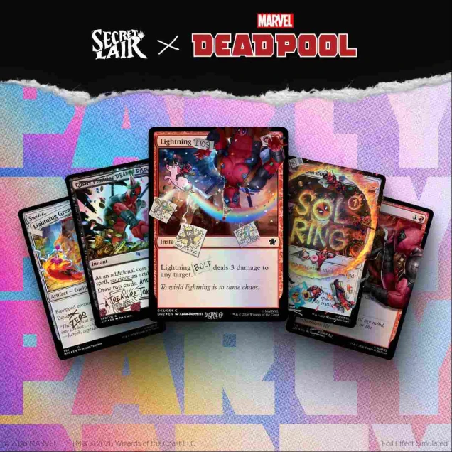 deadpool mtg cards Secret Lair: Marvel