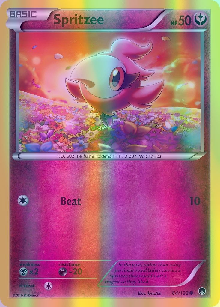 Spritzee - 084/122 (BKP) Common - Near Mint Reverse Holofoil