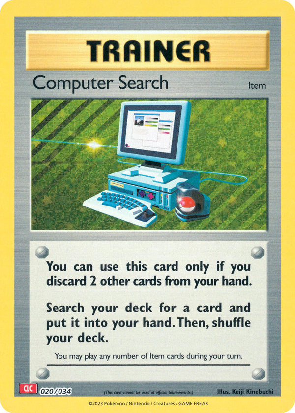 Computer Search - 020/034 (TCG:CLC) Classic Collection - Near Mint Holofoil