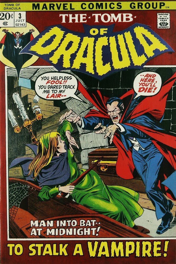The Tomb of Dracula (1972 Series) #3 (4.5) 1st App of Rachel Van Helsing and Inspector Chelm