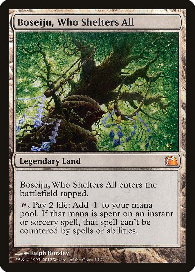 Boseiju, Who Shelters All (V12-M) Light Play