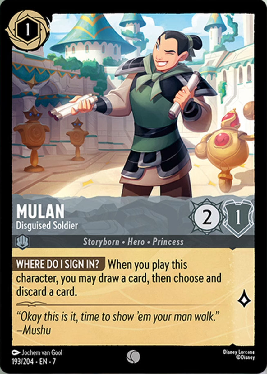 Mulan - Disguised Soldier (Archazia's Island - 193/204) Common