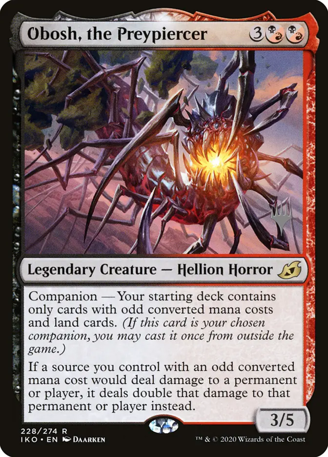 Obosh, the Preypiercer (IKO-R-FOIL) Japanese