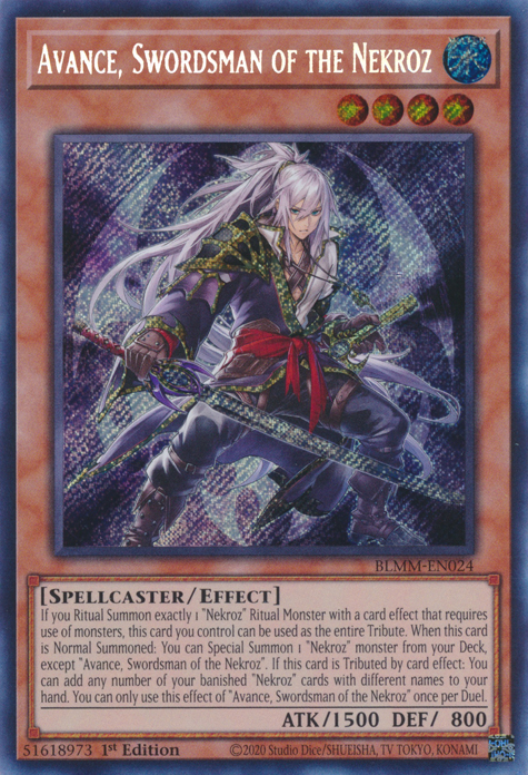 Avance, Swordsman of the Nekroz (BLMM-EN024)