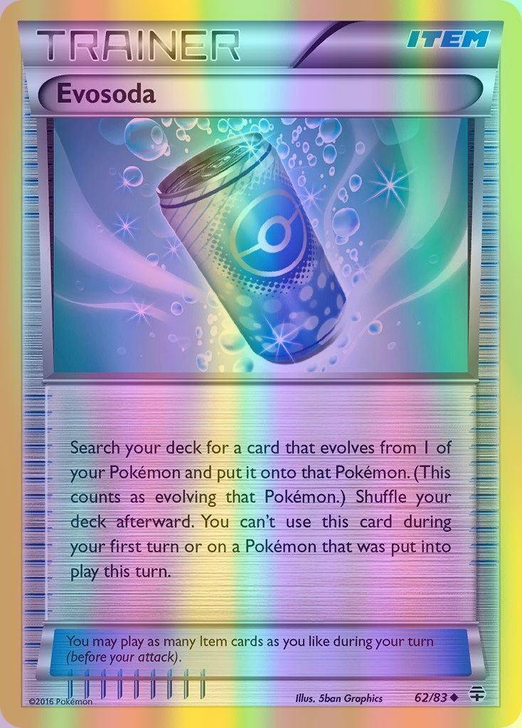 evosoda pokemon card Evosoda - 062/083 (GEN) Uncommon