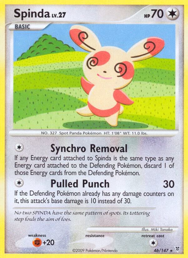Spinda - 46/147 (SV) Rare - Near Mint Reverse Holofoil