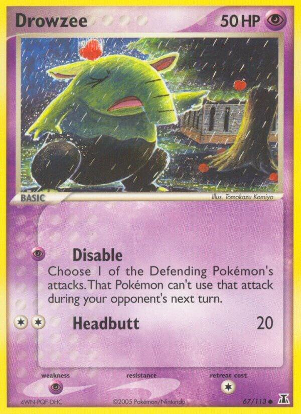 Drowzee - 67/113 (DS) Common Near Mint