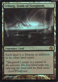 Urborg, Tomb of Yawgmoth (PLC-R-FOIL) Light Play
